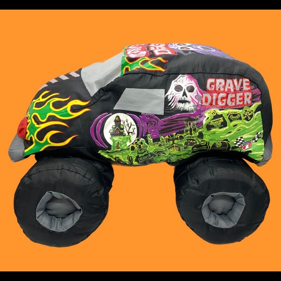 VTG Grave Digger Bad to the Bone Monster Jam plush